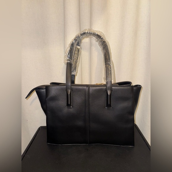 JustFab Black Shoulder Purse Bag - Picture 2 of 4